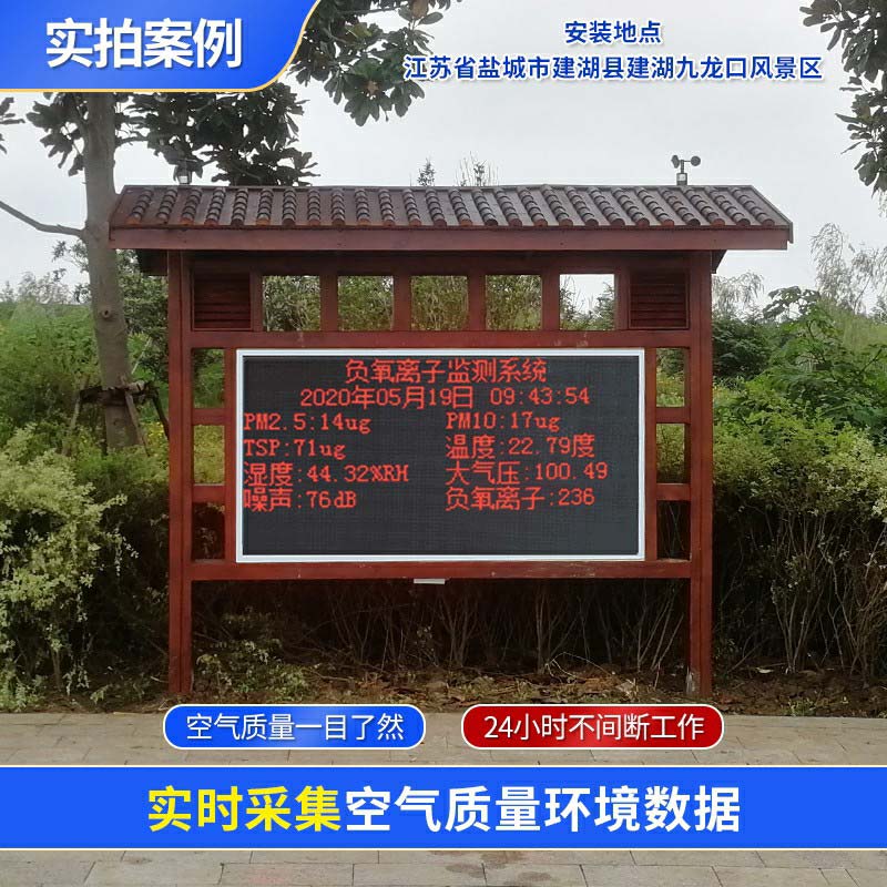 這臺負氧離子監測系統，為景區打造……